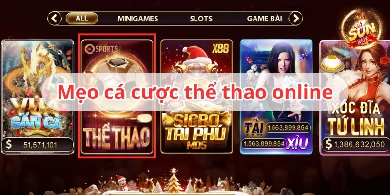 5+ Mẹo cá cược thể thao online nhà cái không muốn bạn biết 2 mẹo cá cược thể thao online sunwin