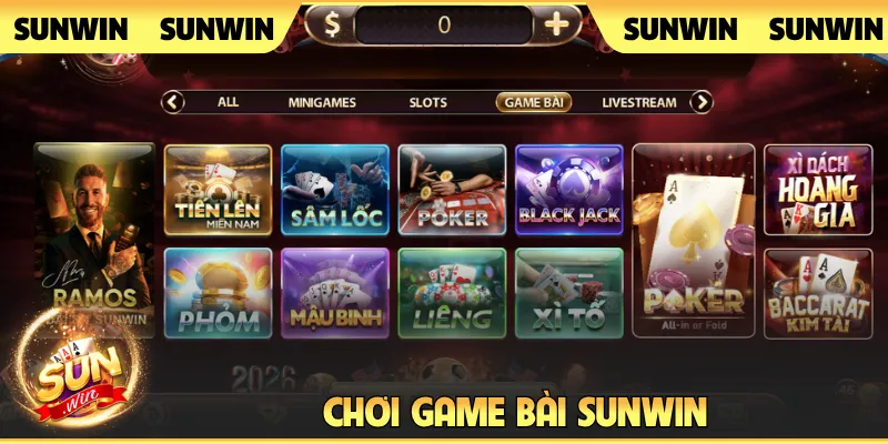 Chơi game bài Sunwin
